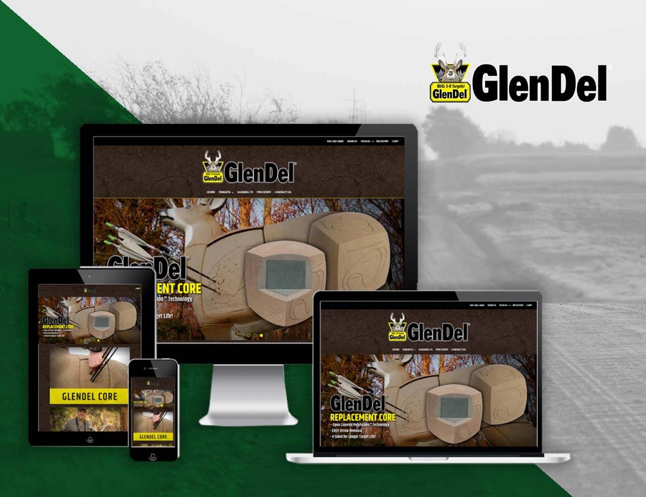 glendel targets website design
