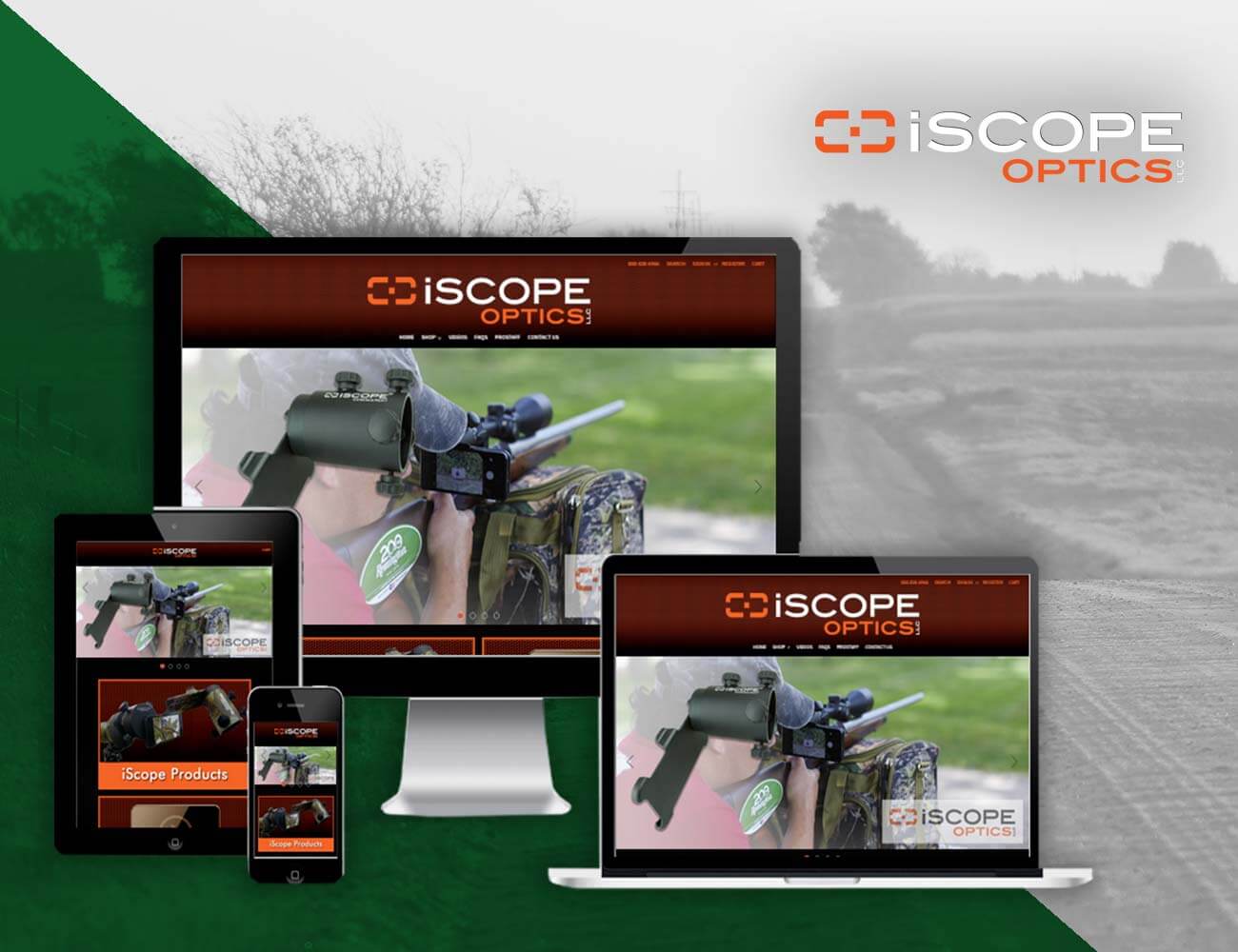iScope website design