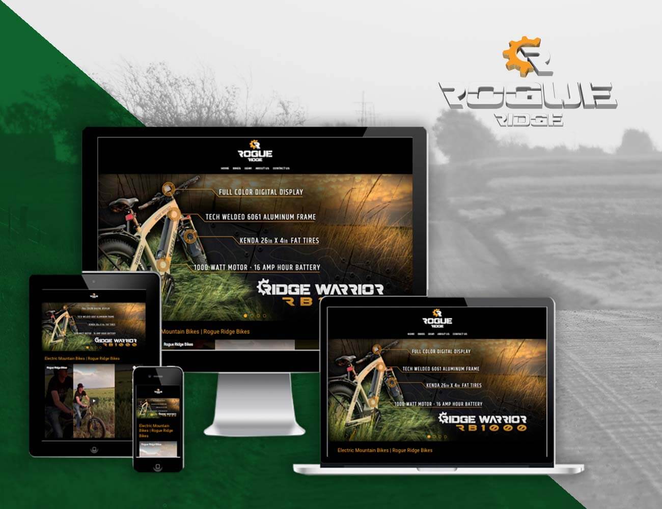 Rogue Ridge Bikes website design