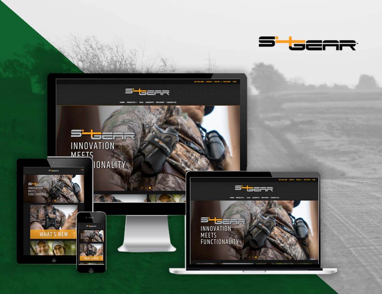 S4 Gear website design and digital marketing