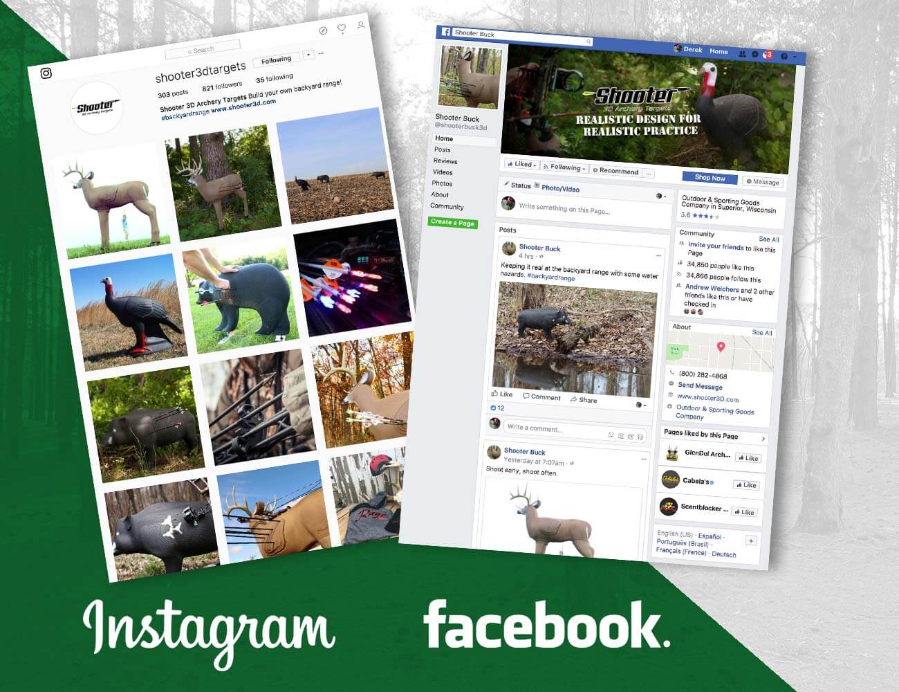Shooter buck facebook and instagram digital marketing