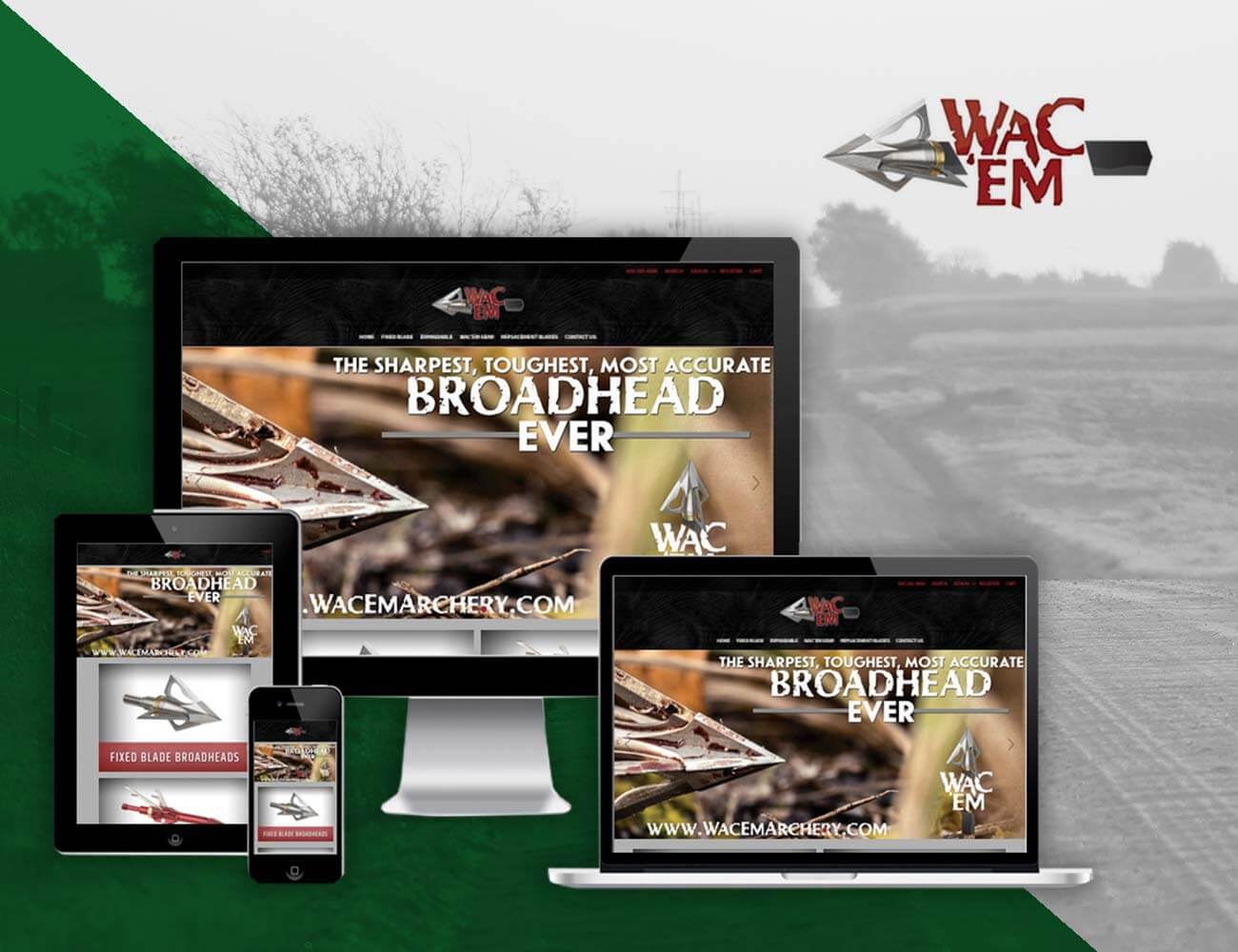 Wac'Em archery digital marketing and website design