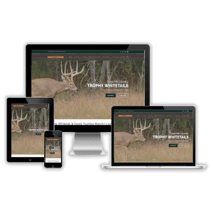 Texas hunting ranches outfitter website design