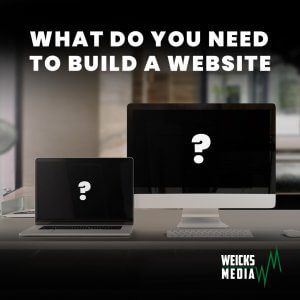 What do you need to build a website?